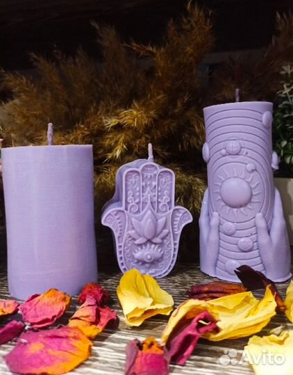 Свечи восковые ручной работы