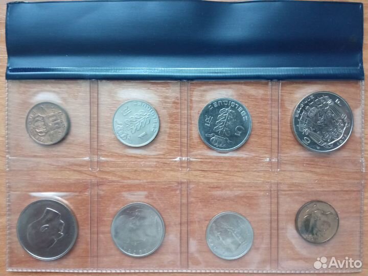 Набор монет Бельгии 1978 г