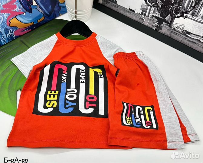 Комплект (шорты с футболкой