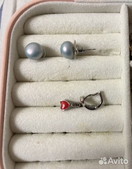 Серьги серебро