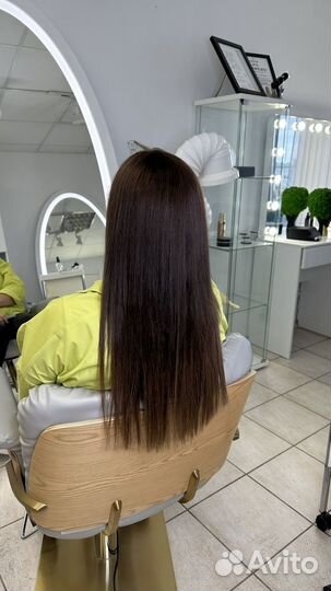 Наращивание волос модель