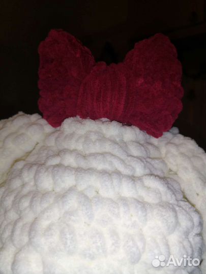 Балаклава вязаная с ушками