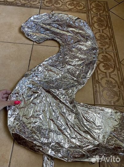 Фольгированный шар цифра 2