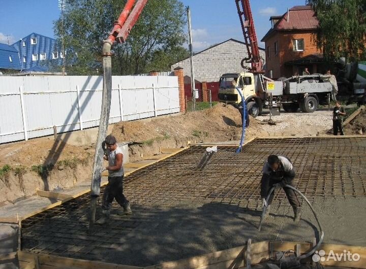 Доставка бетона насосом от 1 куба