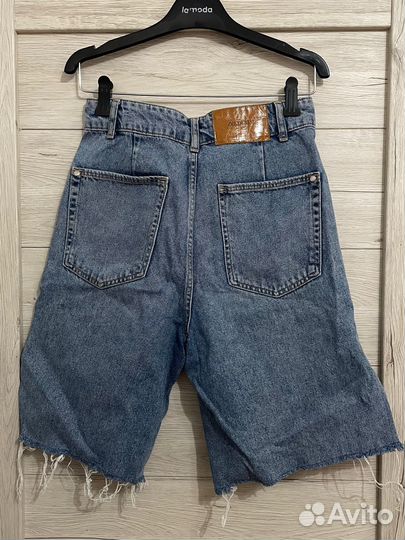 Джинсовые Шорты бермуды