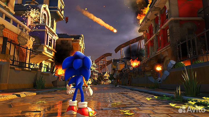 Новый диск Sonic Forces на PS4 / PS5