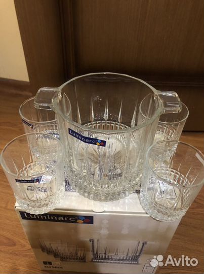 Luminarc Ведерко для льда и стаканы под виски