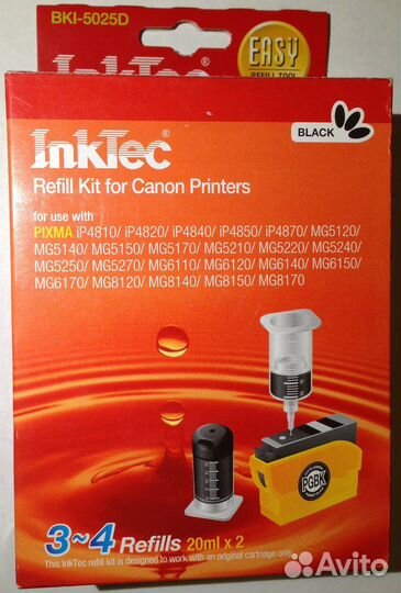 IncTek BKI-5025D заправочный набор для принтера