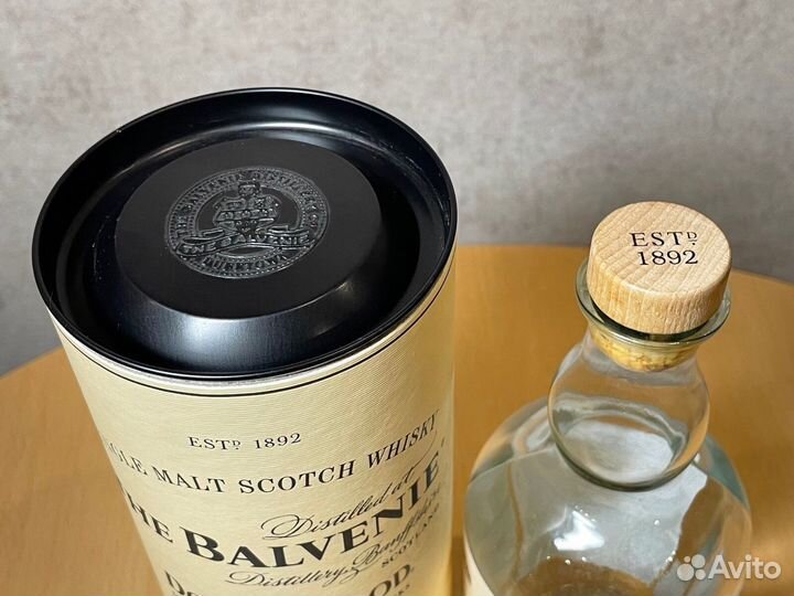 Виски Balvenie 12 бутылка и тубус