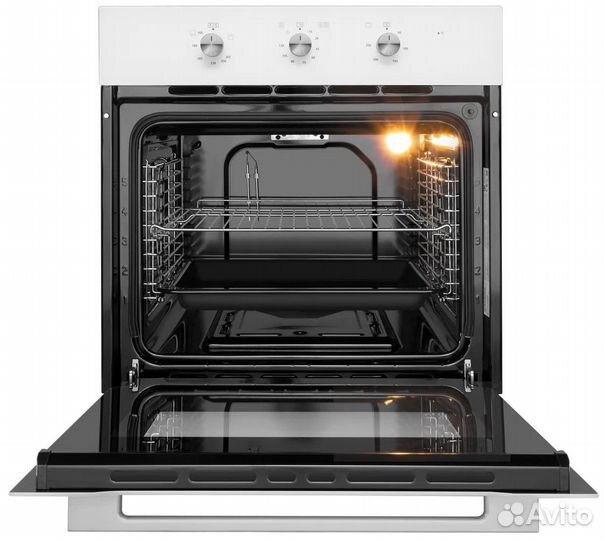 Газовый духовой шкаф maunfeld mogs703W, белый