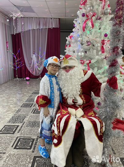 Новогодний костюм Снеговик 116