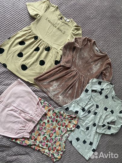 Одежда для девочки пакетом 110-116, 37шт