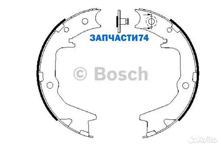 0986487683,0 986 487 683 GS8479 колодки барабанные ручника\ Mitsubishi Lancer 1.3-2.0/Outlander 2.0