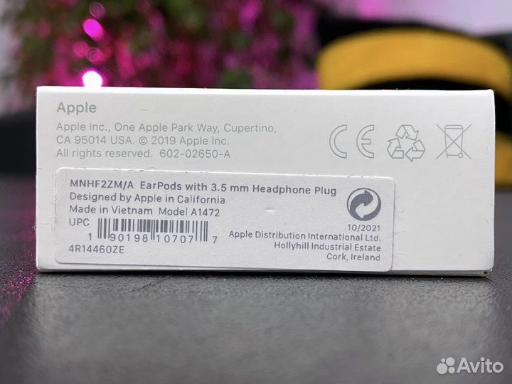 Apple EarPods 3.5 Jack (Новые, оригинал)