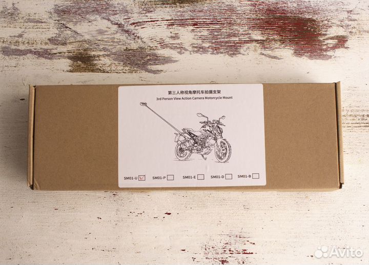 Крепление на мотоцикл для insta360, GoPro Max и др