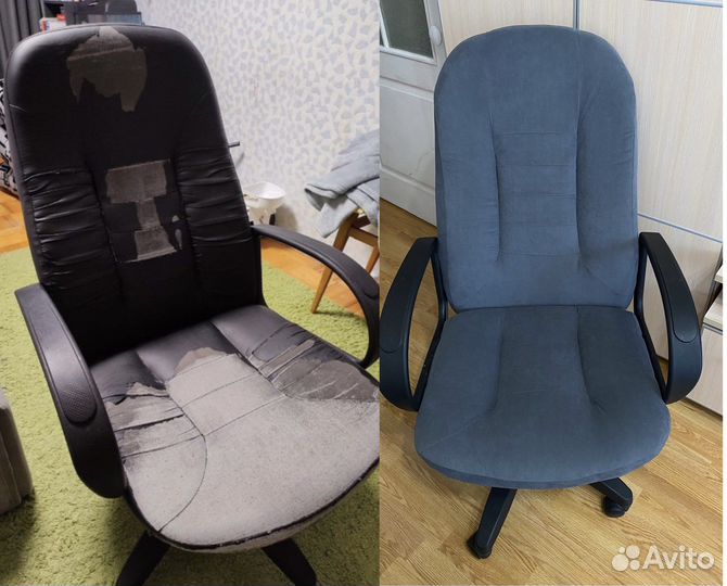 Перетяжка обивка стульев