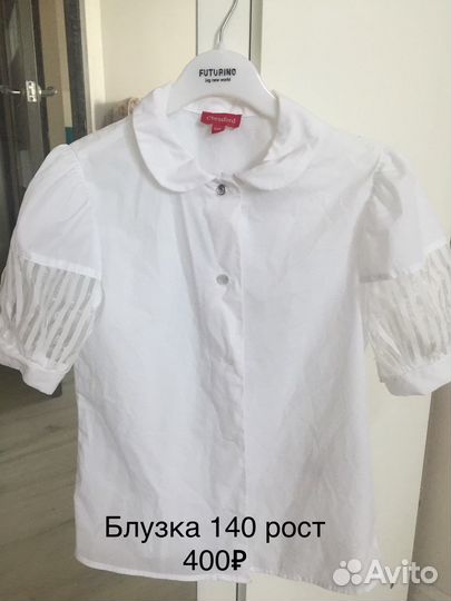 Рубашка для девочки 140