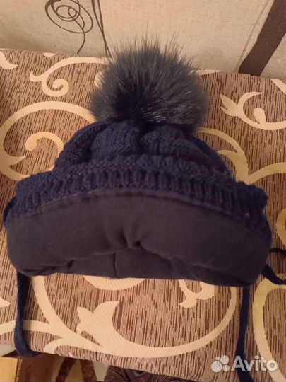 Шапка для мальчика зимняя 6-8 лет