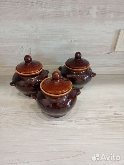 Горшок для запекания 3 шт