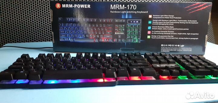 Игровая клавиатура с подсветкой Rainbow Light