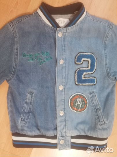Джинсовая куртка на мальчика 110