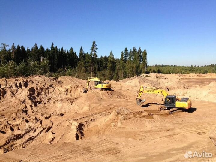 Песок с карьера самовывоз