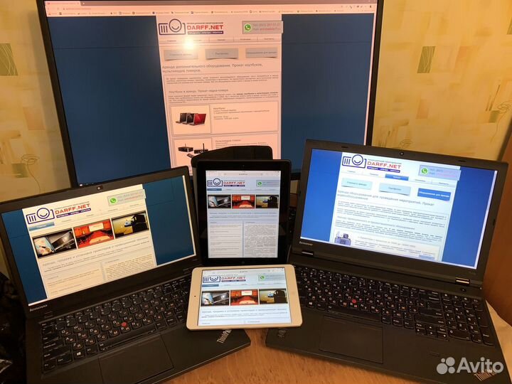 Аренда ноутбуков Lenovo ThinkPad i7/i5 16/8Гб