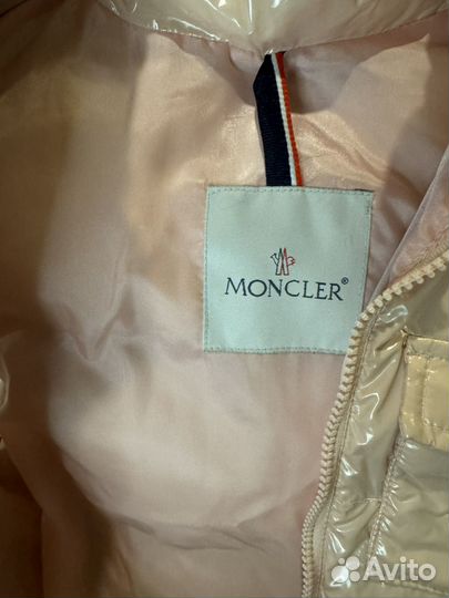 Жилетка женская moncler с натуральным мехом