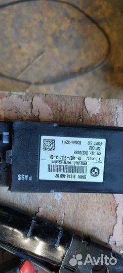 Блок комфорта ремни srs bmw f36