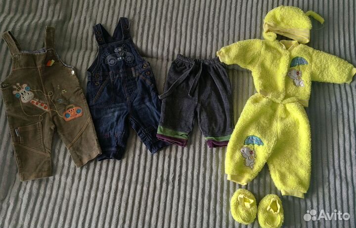 Детские вещи на мальчика с рождения до года