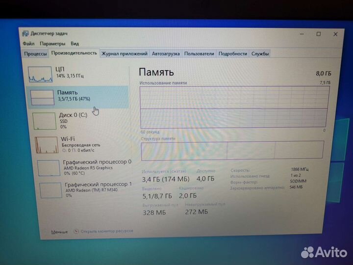 Ноутбук hp laptop 15-bw0xx