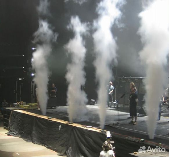 Машина / генератор с вертикальным выбросом дыма