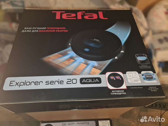 Робот пылесос Tefal RG6875 новый моющий