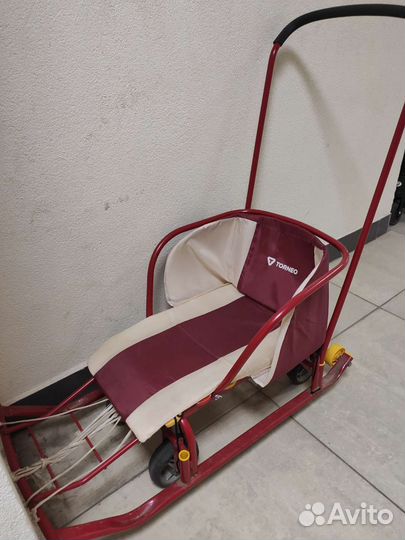 Детские санки с колесами