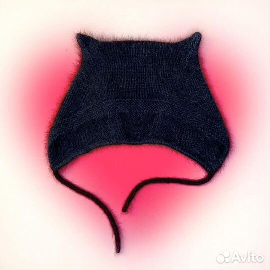 Шапка чепчик с ушками / рогами