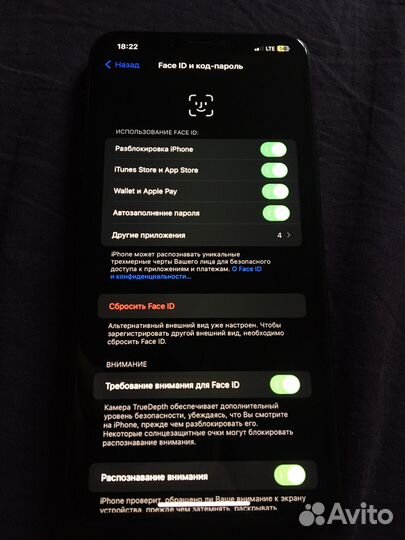 iPhone Xs Max, 256 ГБ
