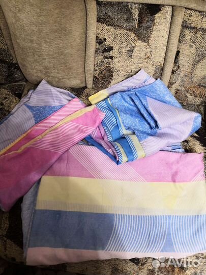Постельное б/у полуторка