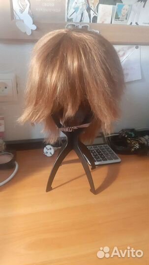 Парик короткий коричнево-рыжий мужской