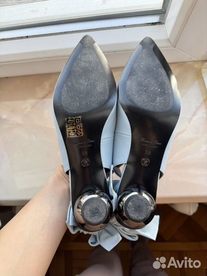 Балетки натуральная кожа 38