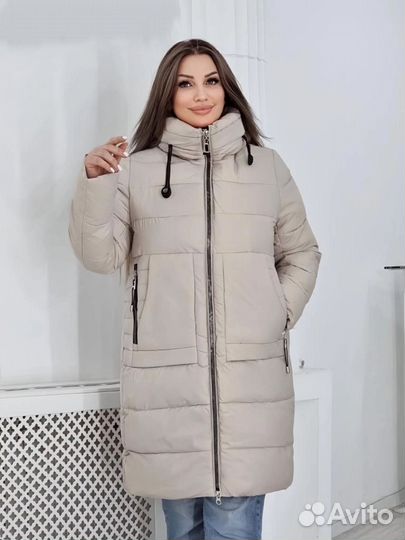 Пуховик зимний женский