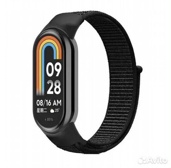 Ремешок для часов Xiaomi Mi Band 8, черный