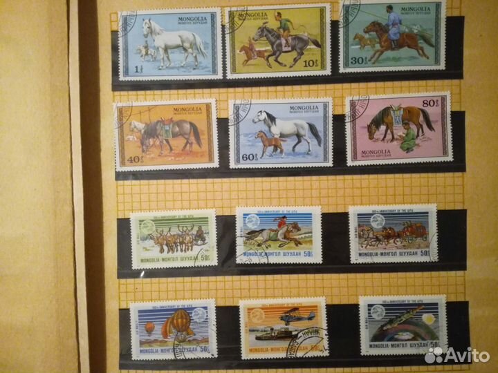 Марки Куба, СССР, Болгария, Монголия, Польша, гдр