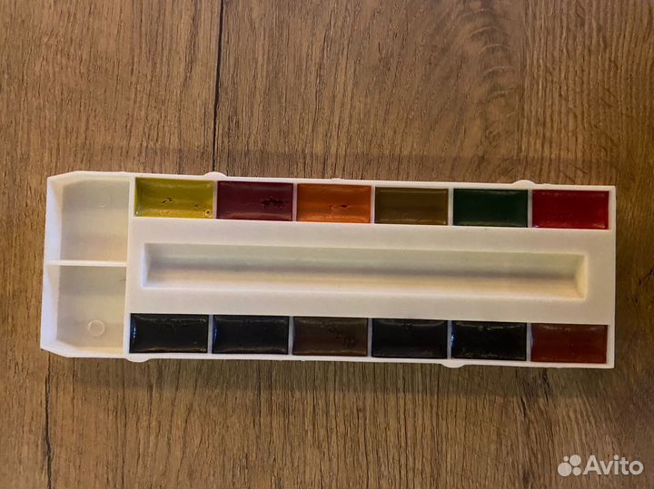 Советские акварельные краски