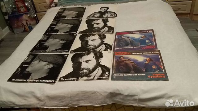 Виниловые пластинки концерты Владимира Высоцкого