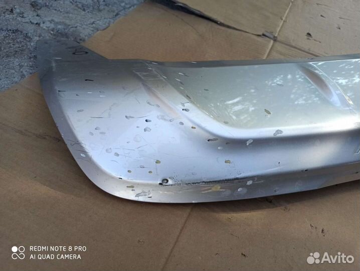 Volvo V40 юбка заднего бампера накладка