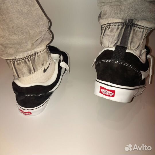 Vans knu skool черные