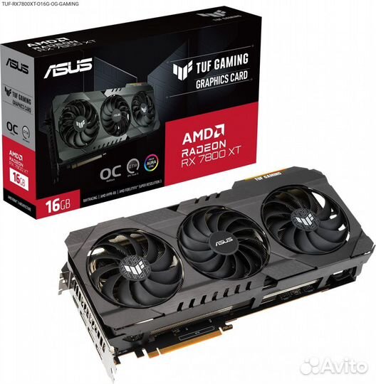 TUF-RX7800XT-O16G-OG-gaming, Видеокарта Asus AMD R