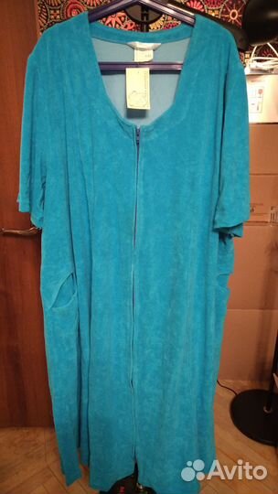 Халат женский на молнии, 5Х, новый