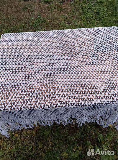 Скатерть вязанная СССР