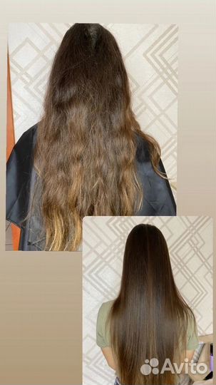 Кератиновое выпрямление волос ботокс